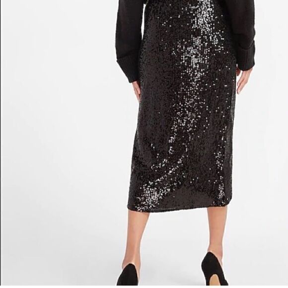Express sequins midi skirt NWT - Picture 2 of 9